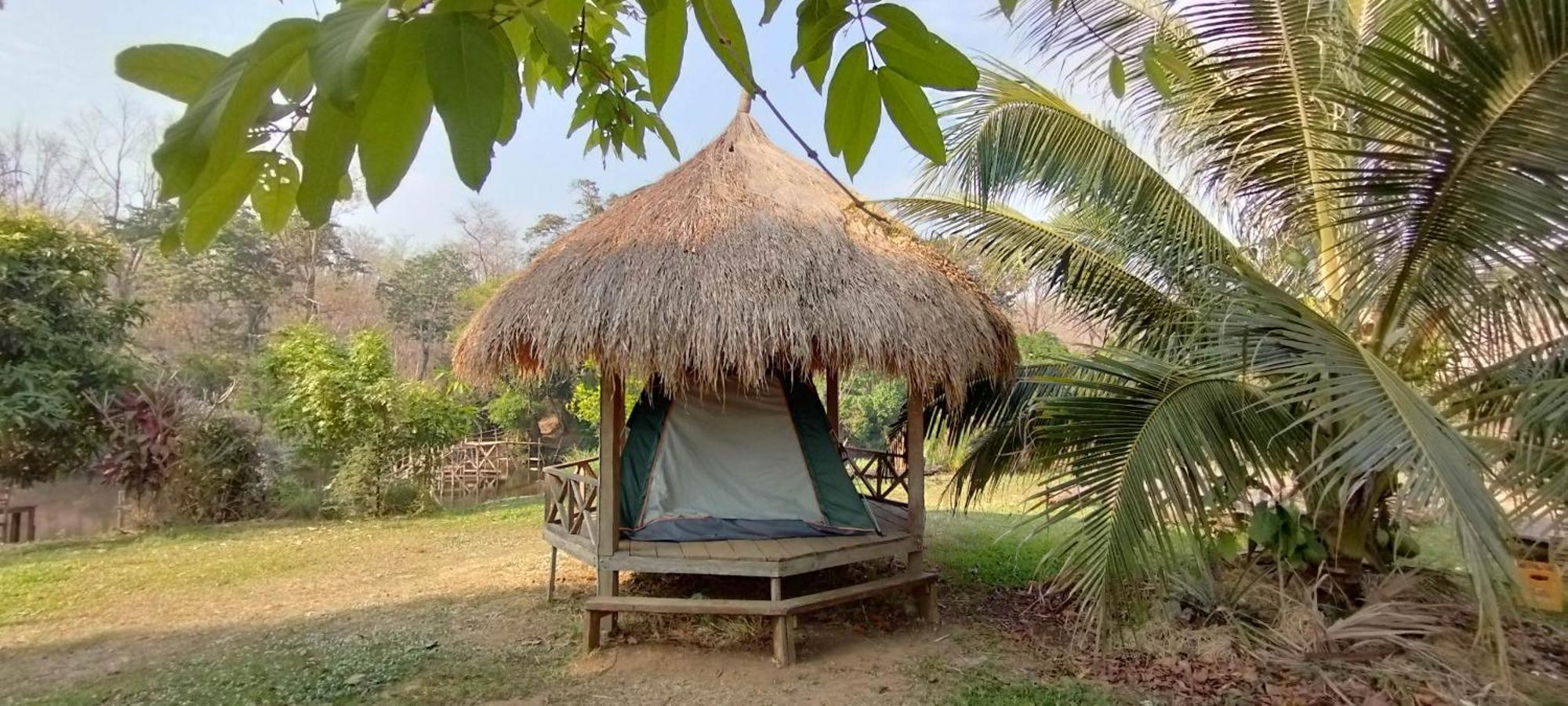Bolaven Garden Bungalow And Tent - Tad Lo Ban Kiangtat Exterior foto